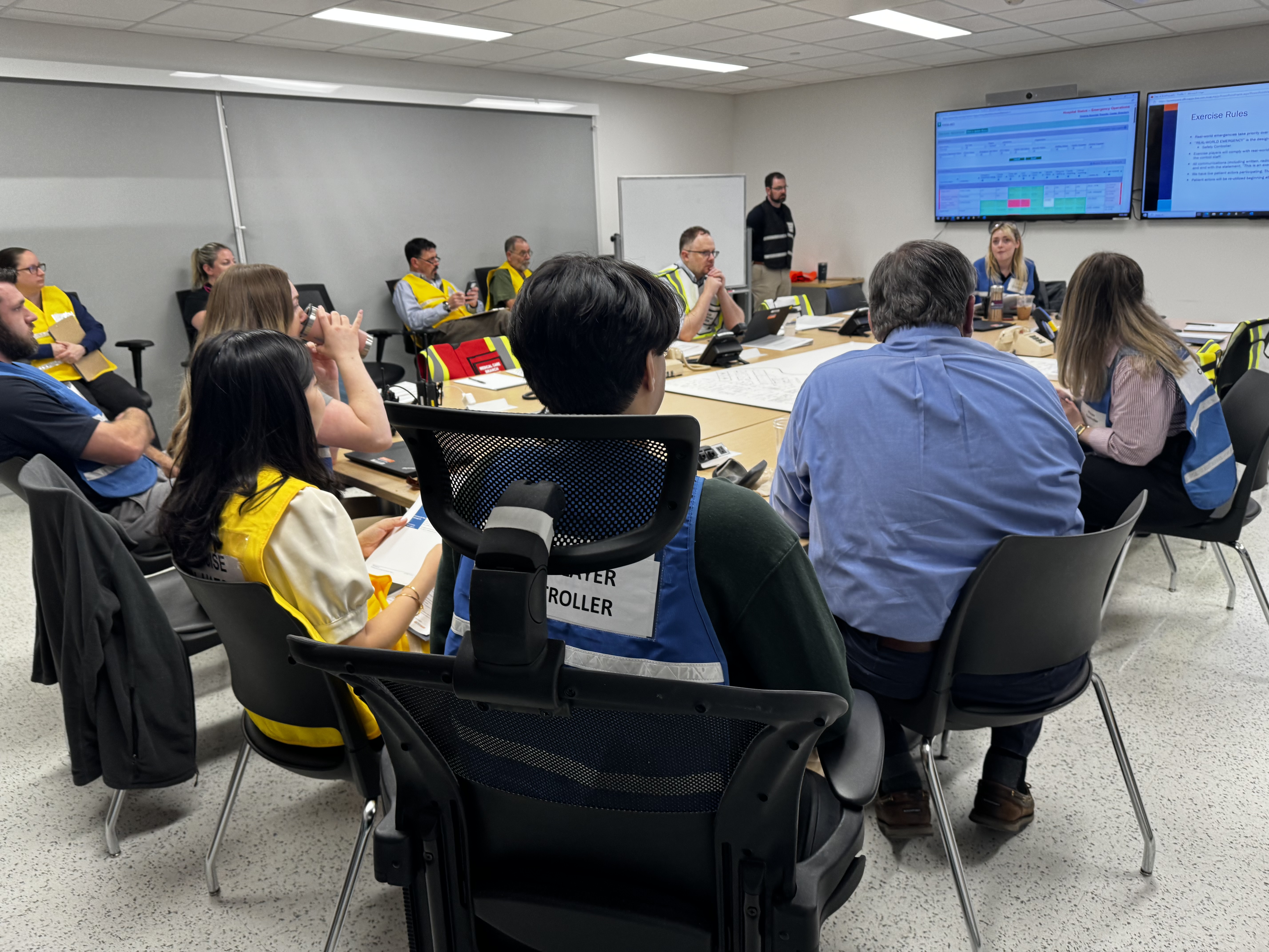 Hospital Command Center participates in the MRSE.